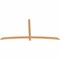 Ekena Millwork Bellingham Timber Gable Bracket, Western Red Cedar, 96"W x 48"H x 1 1/2"D x 3 1/2"F, 12/12 Pitch GBW096X48X0204BEL00SWR - alternate 5